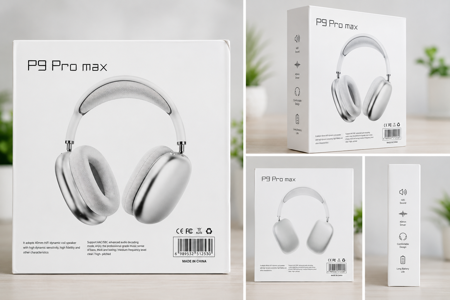 P9 Pro Max Wireless Headphones