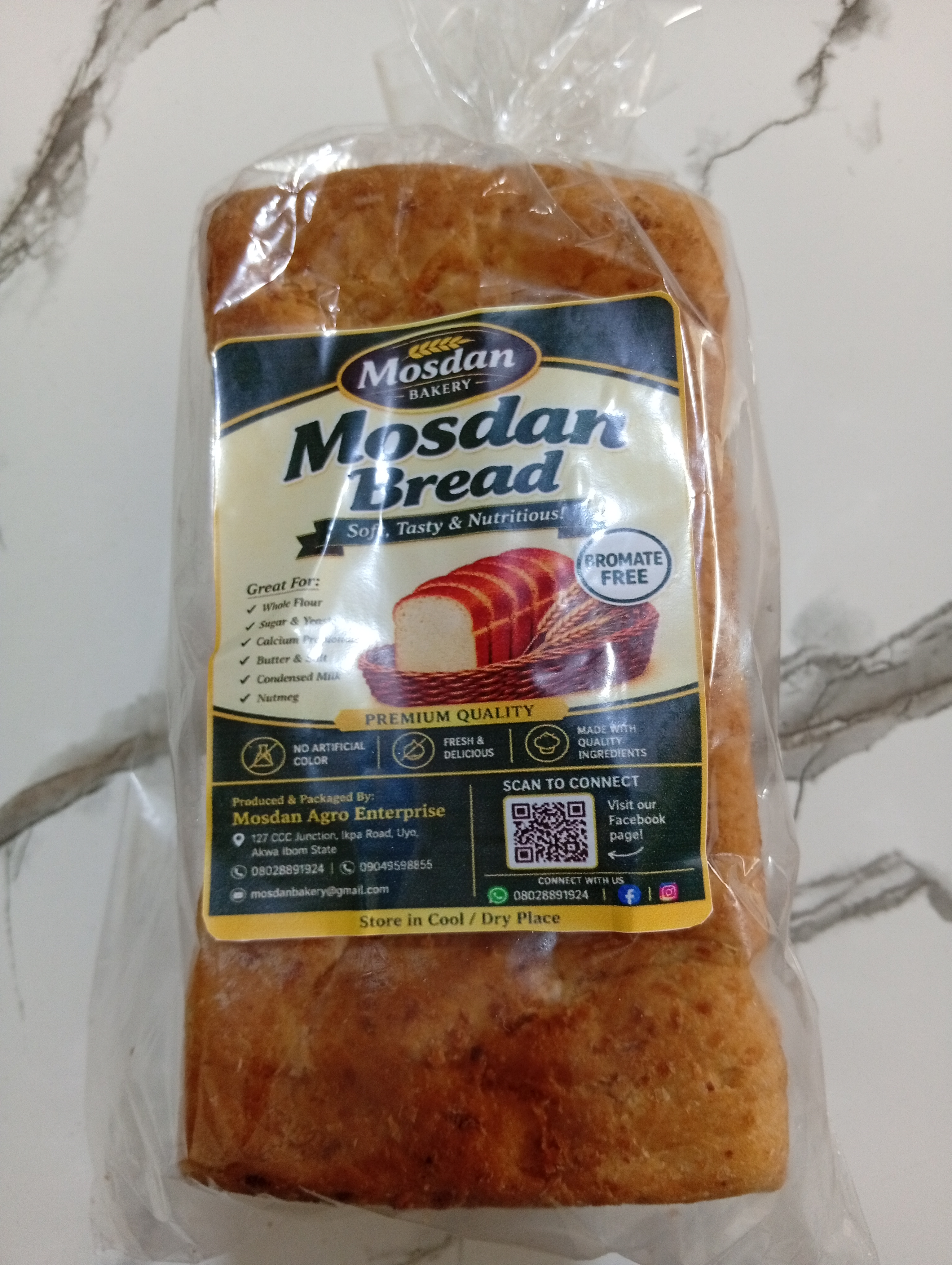 Mosdan Coconut Bread - 450g
