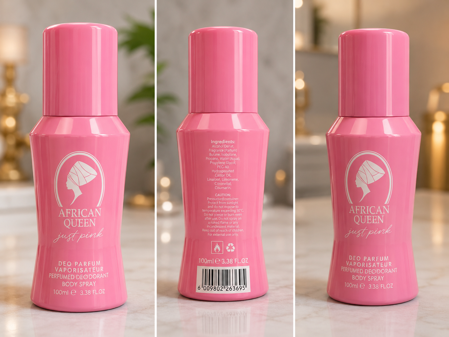 African Queen Just Pink Deo Parfum